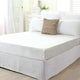 Ardor Quilted Valance White DOUBLE - Mekamart Australia