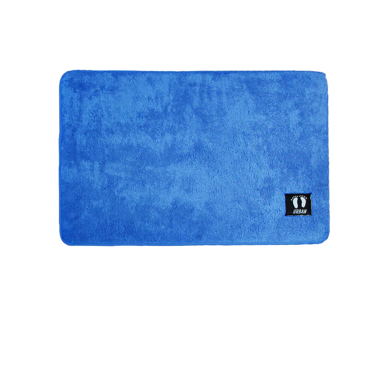 Asha Anti Slip Polyester Bath Mat 50 x 80 cm Cobalt Blue - Mekamart Australia