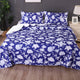 Ramesses Spring Blue 3 Pcs Bamboo Blend Ultrosonic Reversible Comforter Set King - Mekamart Australia