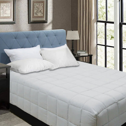Shangri La Bamboo Blend Microfiber Box End Quilt Silver Double - Mekamart Australia