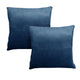 Alastairs Augusta Navy Pair of Flannel Fleece European Pillowcases - Mekamart Australia