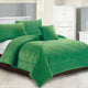 Georges Fine Linens Carrington Quilt / Comforter Set Green Super King - Mekamart Australia