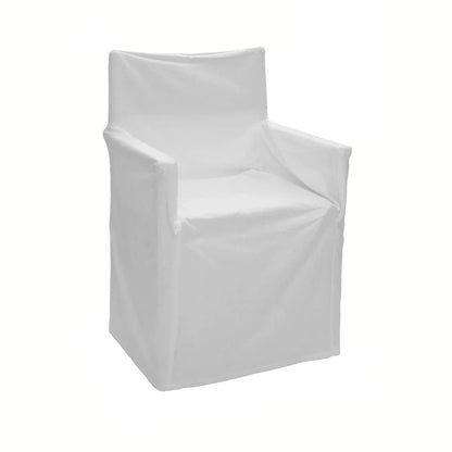 Rans Alfresco 100% Cotton Director Chair Cover - Plain White - Mekamart Australia