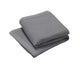 Living @ Home 350gsm 100% Cotton Breathable Waffle Blanket Single 180 x 230 cm Charcoal - Mekamart Australia