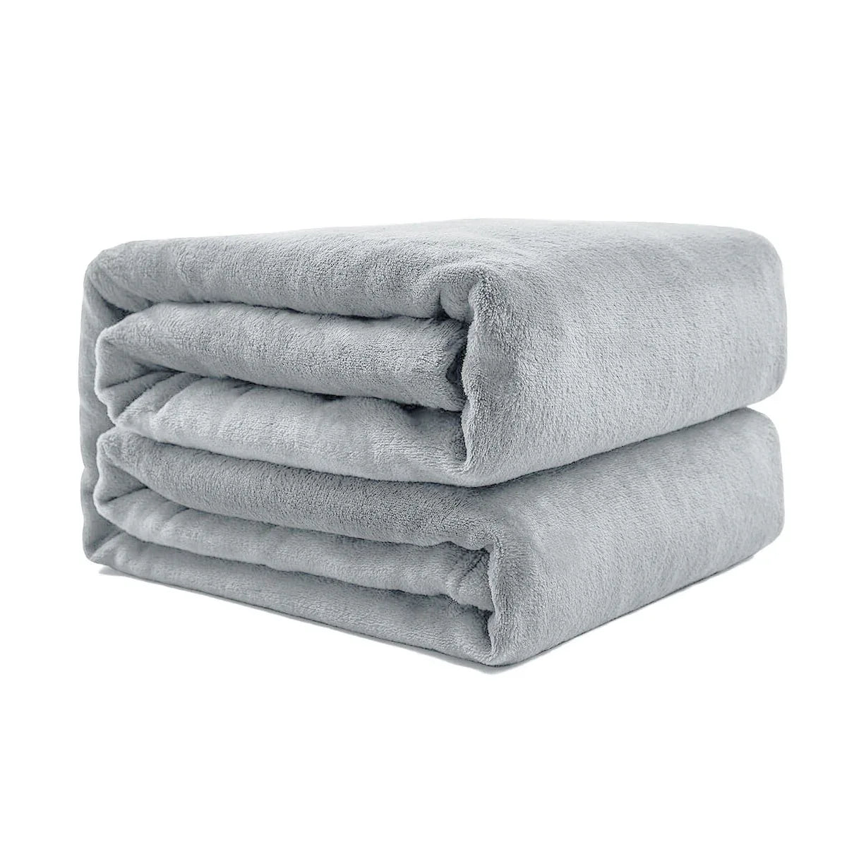 Super Soft Micro Flannel Plush Blanket Queen 220 x 240cm Blush - Mekamart Australia