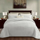 100% Cotton Coverlet Set Floral White Queen - Mekamart Australia