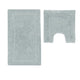 2200GSM 2 Pce Axel 100% Cotton Bath Mat Set Silver Cloud - Mekamart Australia