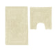 2200GSM 2 Pce Axel 100% Cotton Bath Mat Set Vanilla - Mekamart Australia