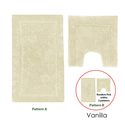 2200GSM 2 Pce Axel 100% Cotton Bath Mat Set Vanilla - Mekamart Australia
