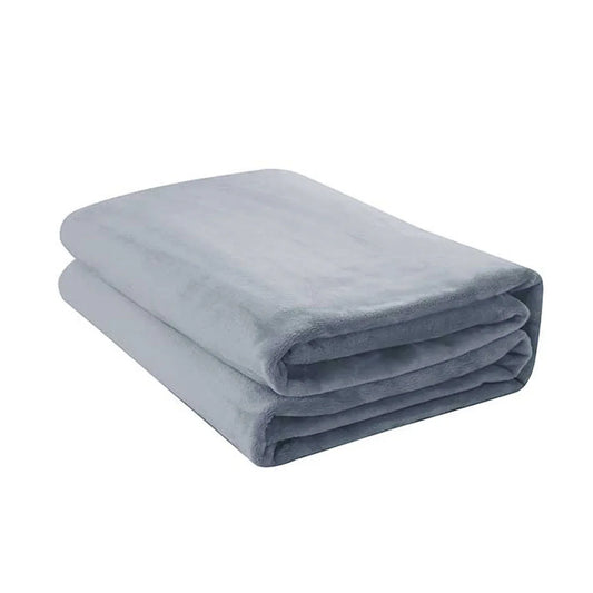 Jason 400GSM Super Soft Micro Fleece Blanket Silver King - Mekamart Australia