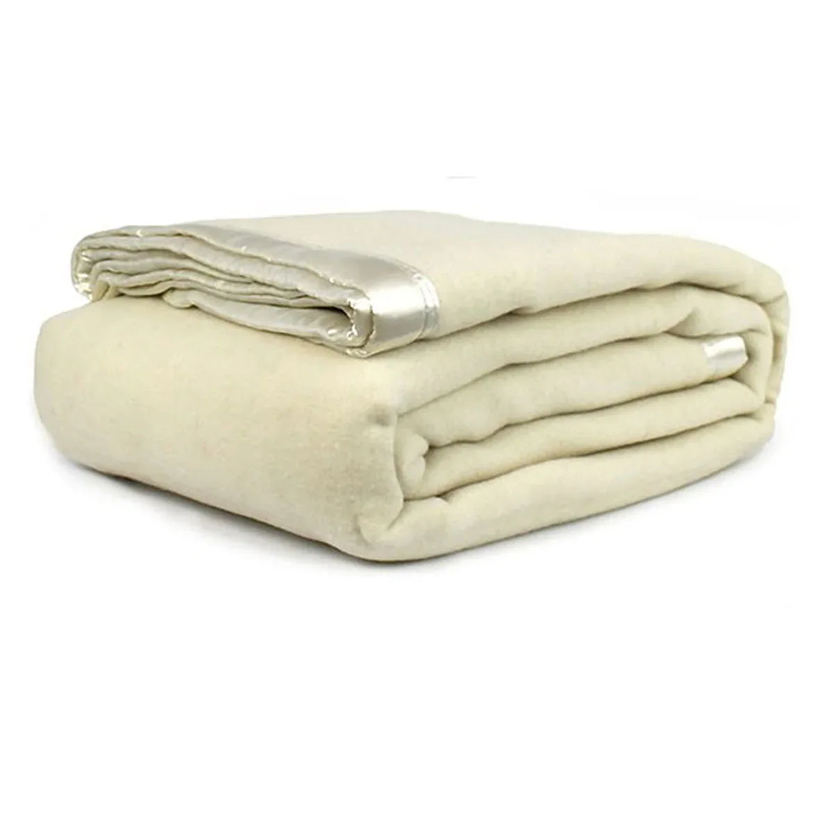Jason 400GSM Australian Washable Wool Blanket Ivory Single/Double - Mekamart Australia