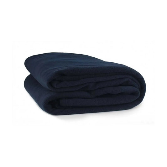Jason Polar Fleece Blanket Navy - Single - Mekamart Australia