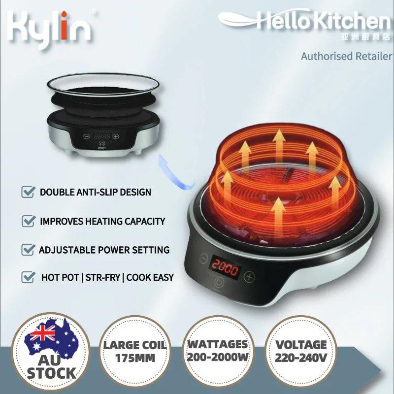 Kylin Portable Electric Induction Cooker AU-K4092 - Mekamart Australia