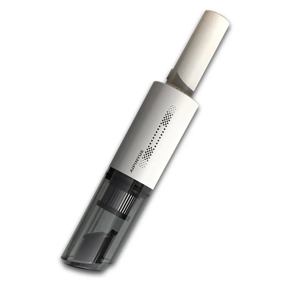 Wireless Charge 6000Pa Suction Powerful Portable Car Vacuum Cleaner Home Duster(White) - Mekamart Australia