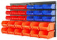 30 Bins Tool Storage Wall Mounted Organiser Parts Garage Workshop Box Heavy Duty - Mekamart Australia