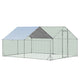 VaKa 3x4x1.95m Metal Walk-in Chicken Coop Rabbit Hutch Cage Hen House Chook Au