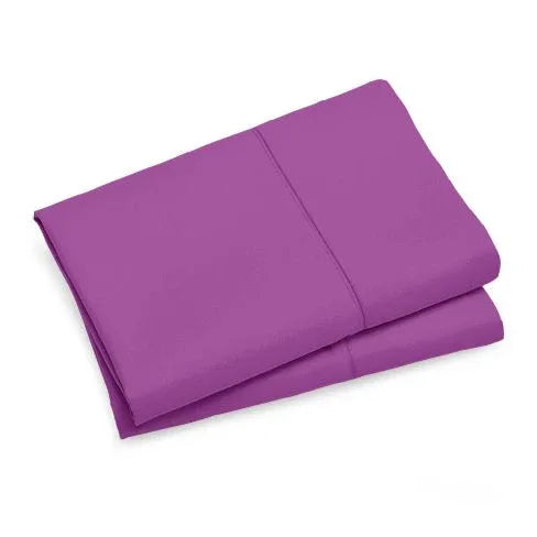 1000TC Premium Ultra Soft Queen size Pillowcases 2-Pack - Purple - Mekamart Australia
