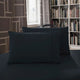 1000TC Premium Ultra Soft Standrad size Pillowcases 2-Pack - Black - Mekamart Australia