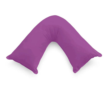1000TC Premium Ultra Soft V SHAPE Pillowcase - Purple - Mekamart Australia