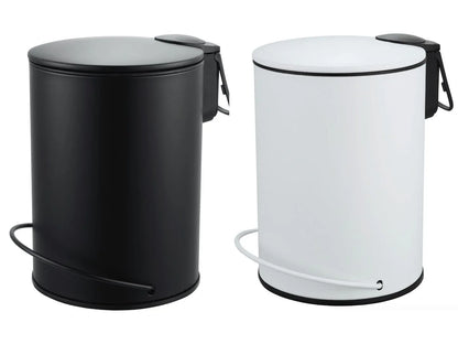 3L Soft Close Pedal Bin White - Mekamart Australia