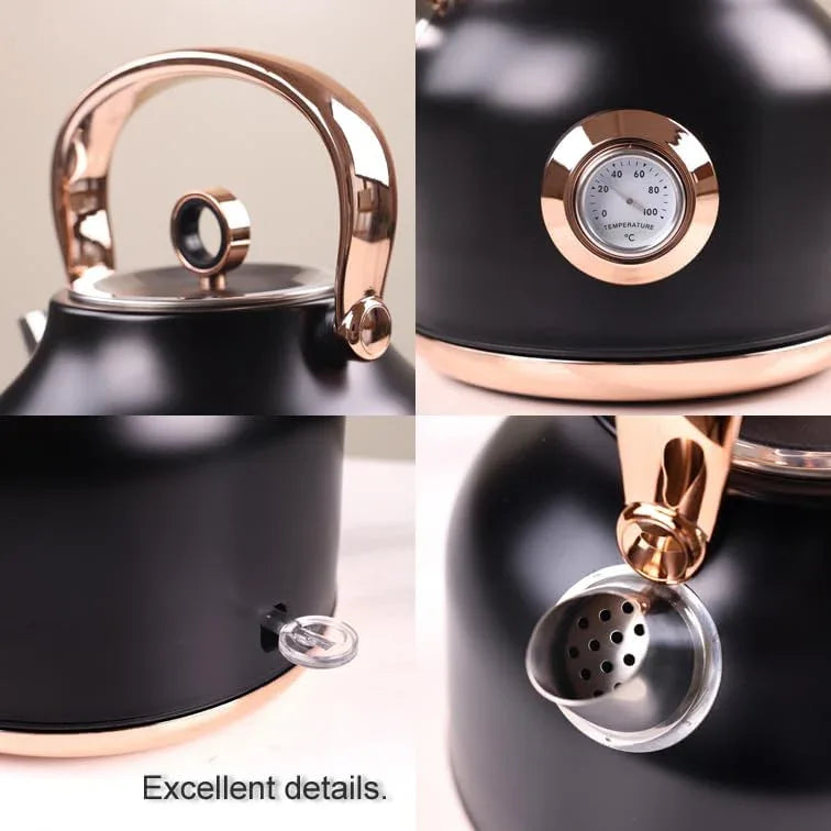 1.7L Electric Water Kettle Black - Mekamart Australia