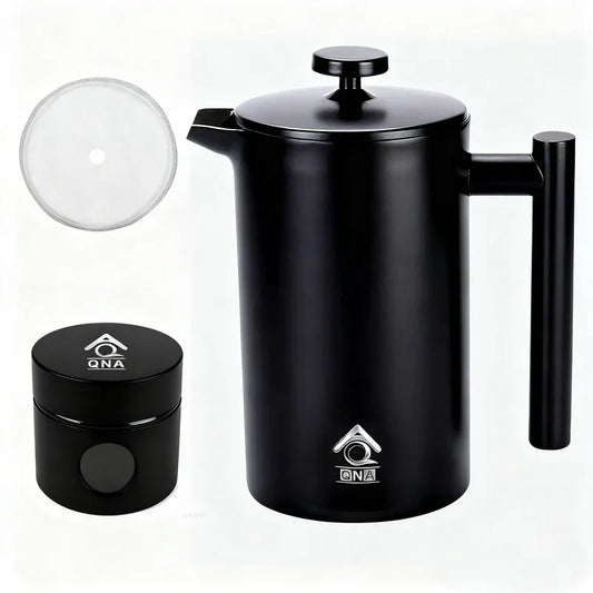1000ml French Press Coffee Maker Coffee Container & Extra Filter Set - Mekamart Australia
