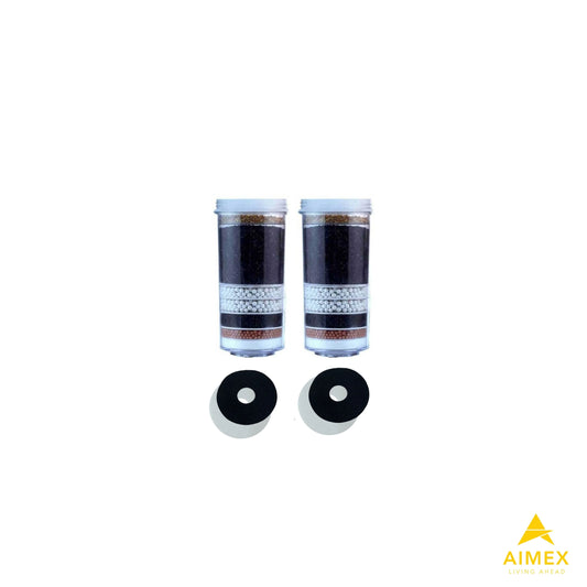 Aimex 8 Stage Water Fluoride reduction Filter Cartridges x 2 - Mekamart Australia