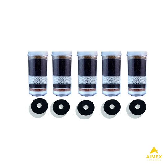 Aimex 8 Stage. Fluoride Reduction Water Filter Cartridges x 5 - Mekamart Australia