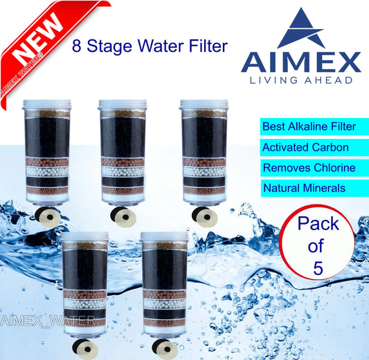 Aimex 8 Stage Water Filter Cartridges x 5 - Mekamart Australia