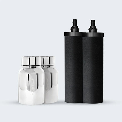 Phoenix Stainless Steel 6L with Fluoride & Smart Carbon Filter - Stainless Steel Stand - Mekamart Australia