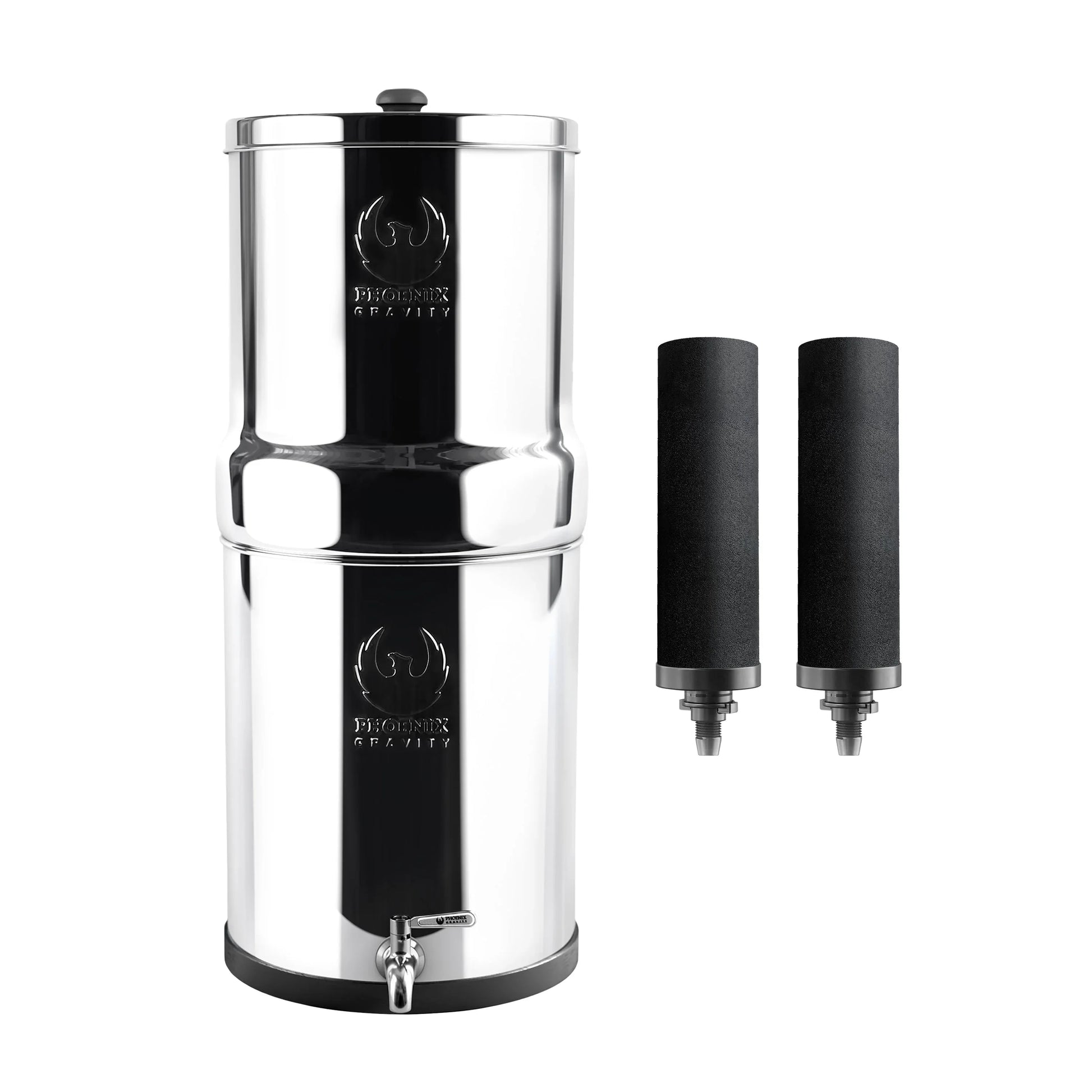 The Phoenix Gravity Water Filter Stainless Steel 304 -12L - Mekamart Australia