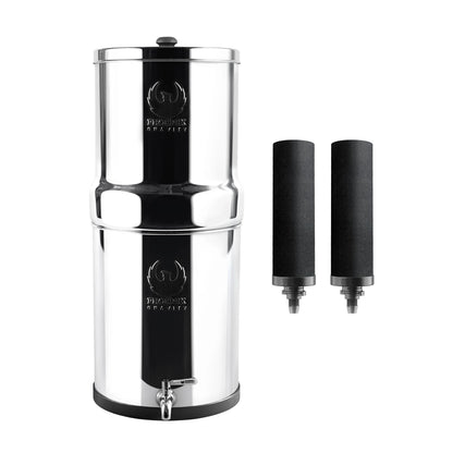The Phoenix Gravity Water Filter Stainless Steel 304 -12L - Mekamart Australia