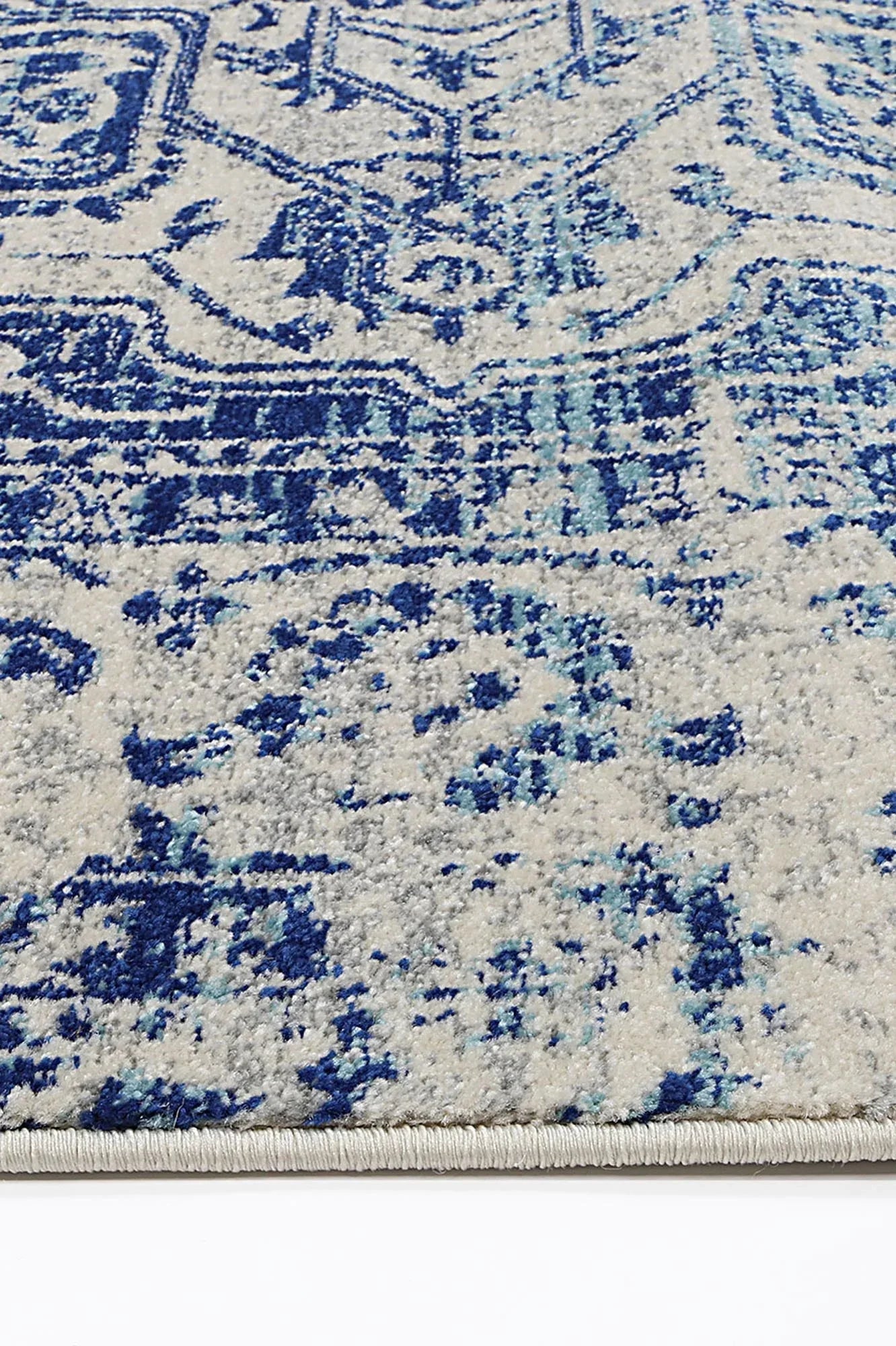 delicate-audrey-ivory-navy-rug 80x300 - Mekamart Australia