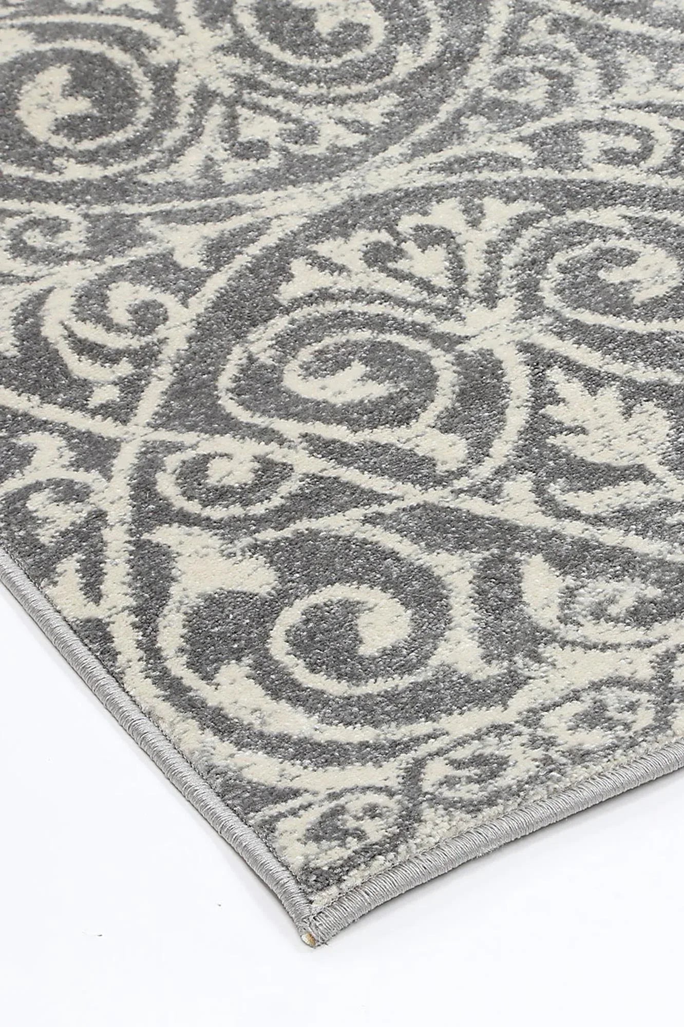 delicate-katherine-grey-ivory-rug 80x300 - Mekamart Australia