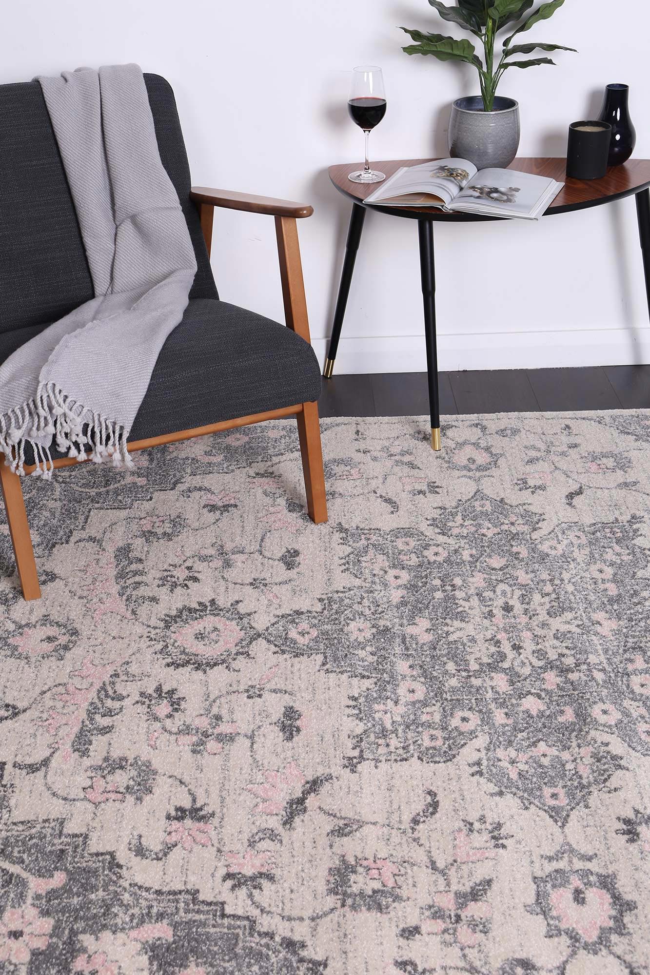delicate-madeleine-grey-ivory-rug 80x300 - Mekamart Australia