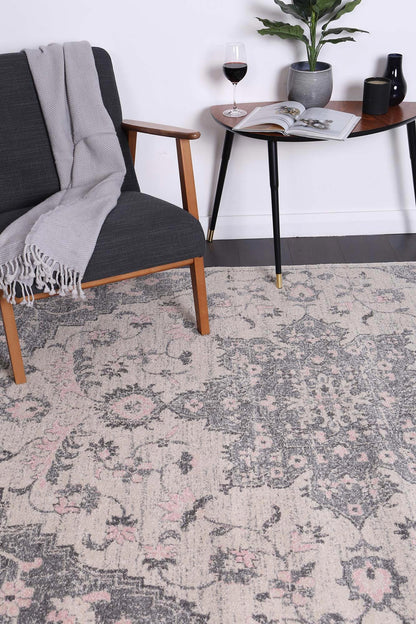 delicate-madeleine-grey-ivory-rug 80x300 - Mekamart Australia
