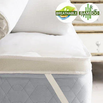 airmax bamboo mattress topper 1000gsm double - Mekamart Australia
