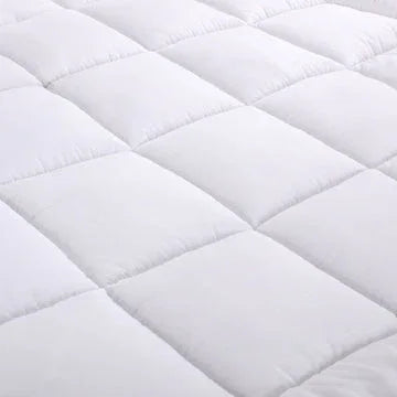 bamboo cotton fitted mattress topper king single - Mekamart Australia