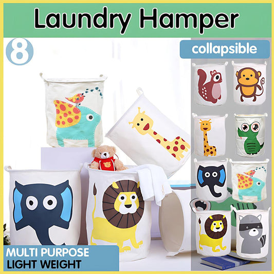 Collapsible Laundry Hamper Basket Storage Clothes Bag Washing Bin Toy Organiser - 02