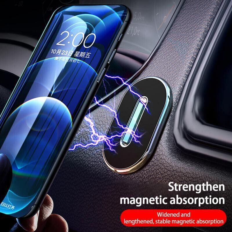 In Car Magnetic Phone Holder Dashboard Mount Stand Bracket For Mobile Phone Gps - Black