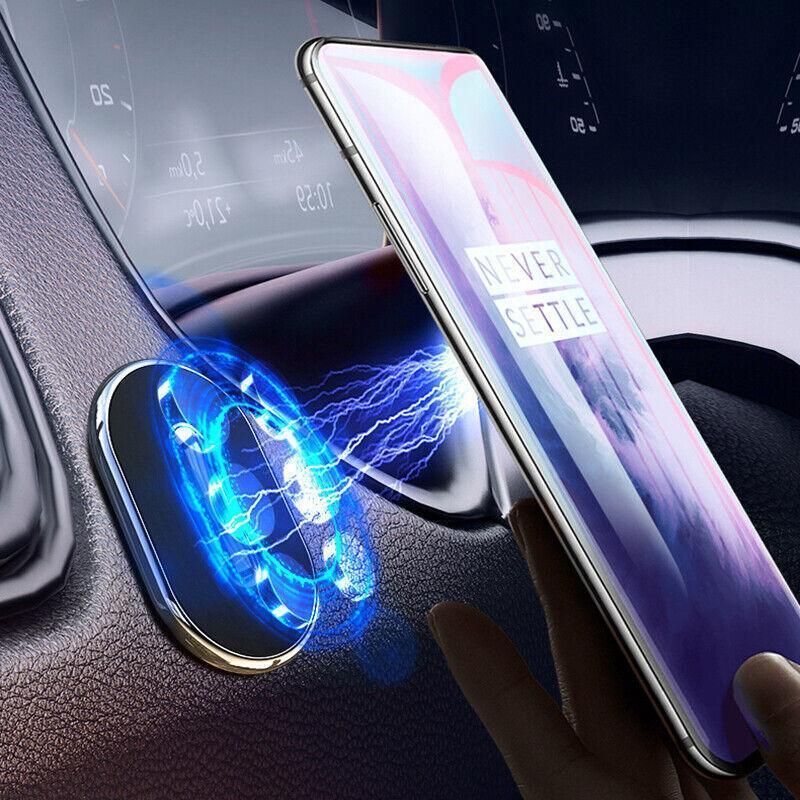 In Car Magnetic Phone Holder Dashboard Mount Stand Bracket For Mobile Phone Gps - Silver