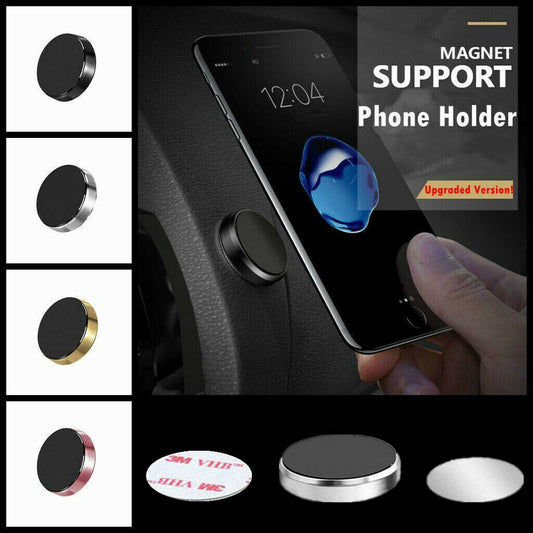 Universal Dashboard Phone Holder Car Mount Stand with Secure Grip - Black *1