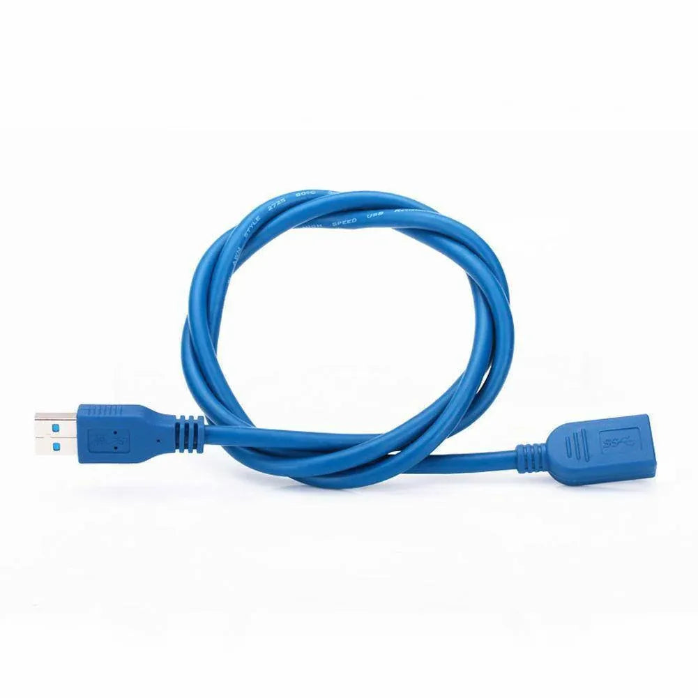 Super speed Usb 3.0 Male To Female Data Cable Extension Cord For Laptop Pc Camera - 1.5M
