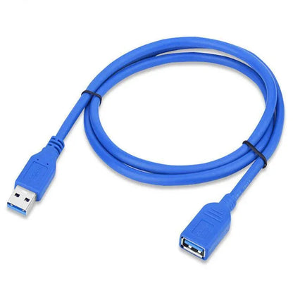 Super speed Usb 3.0 Male To Female Data Cable Extension Cord For Laptop Pc Camera - 1.5M