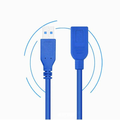 Super speed Usb 3.0 Male To Female Data Cable Extension Cord For Laptop Pc Camera - 1.5M