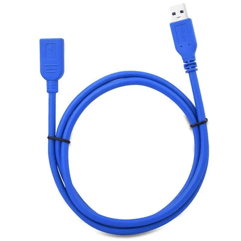 Super speed Usb 3.0 Male To Female Data Cable Extension Cord For Laptop Pc Camera - 1.5M