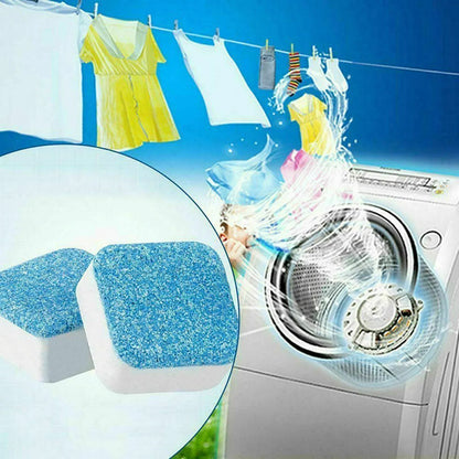 6-48 Pcs Washing Machine Effervescent Tub Bomb Cleaner Remover Deodorant Clean - 6 PCS