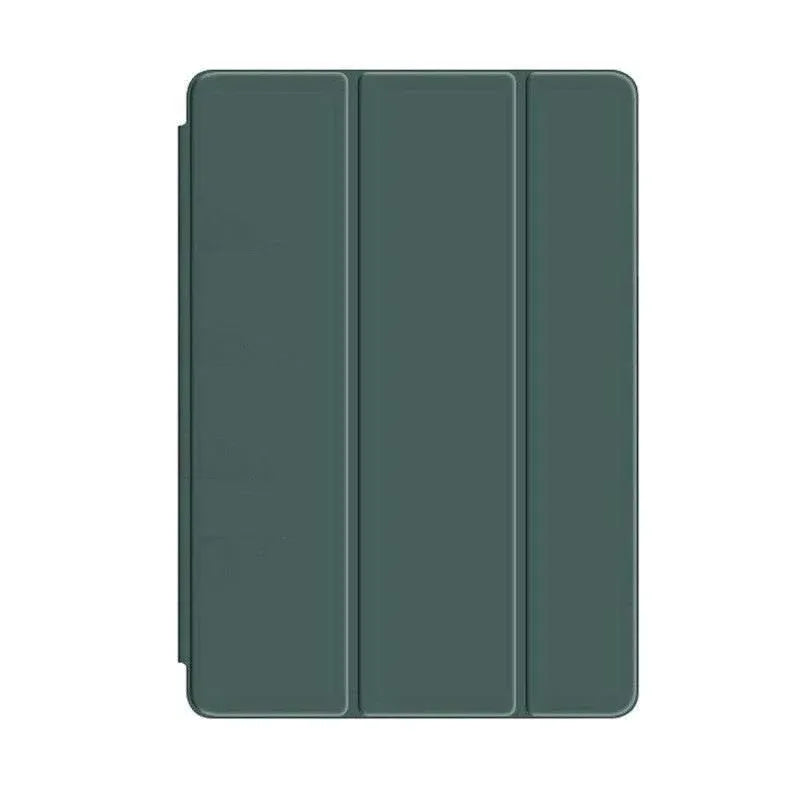 Shockproof Silicone iPad Air 4 Cover with Pencil Slot and Smart Wake - Dark Green