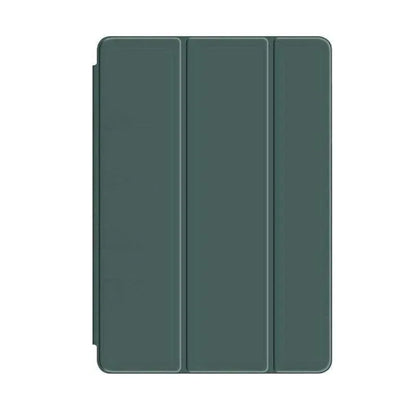 Shockproof Silicone iPad Air 4 Cover with Pencil Slot and Smart Wake - Dark Green