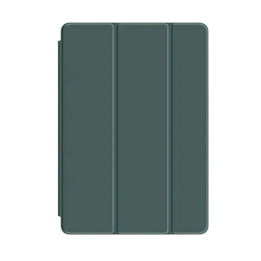 Shockproof Silicone iPad Air 4 Cover with Pencil Slot and Smart Wake - Dark Green
